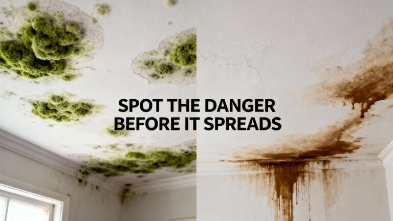 Spot the Difference: 5 Key Signs of Mold vs Water Damage